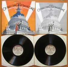Gershwin Of Thee I Sing / Let Em Eat Cake Tilson Thomas 2xLP CBS F2M 42522 NM/EX