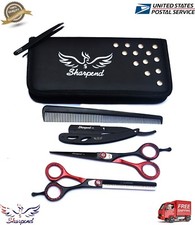 Professional Salon Hair Cutting Thinning Scissors Barber Shears Hairdressing Set