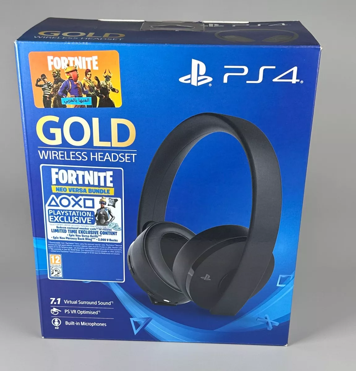 Auriculares Sony Gold Wireless 7.1 PS4