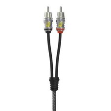 Cerwin Vega RSF17 -STROKER 4Channel Dual Twisted RCA Cable 17ft. Dual Molded End
