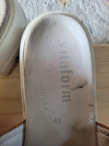 Vitaform Pantoletten Gr.43 - Leder, neuwertig * - Bild 5 von 6