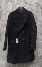 Mango Virgin Wool Coat Size Ukm {z82}
