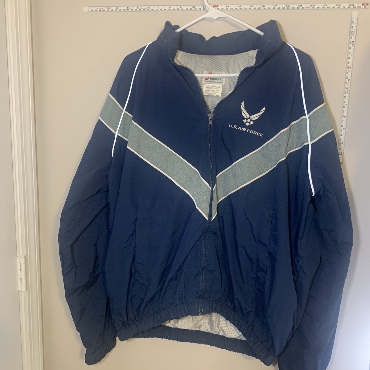 US Air Force Tracksuit Jacket Mens Medium Hooded Pants US Air Force Tracksuit Jacket Mens Medium Hooded Pants