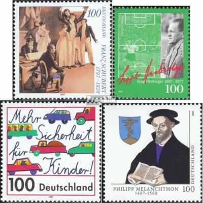 Sello Coleccionable RFA Alemania 1997 Sepp Herberger - Edición Completa, Nuevo Con Goma Original, Número Catálogo 1896