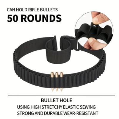 50 tours 556/762 ceinture de support de coque de munitions