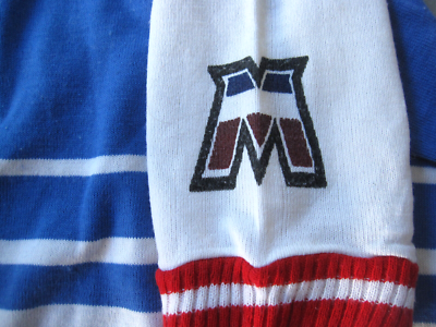 Maillot Cycliste vintage Motobécane Tricodor Cycles Acrylique