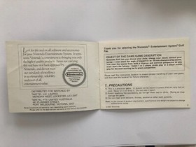 Golf NES &ndash; Mattel PAL B &ndash; Rare 5-Screw Cartridge &ndash; Complete in Box with Manual