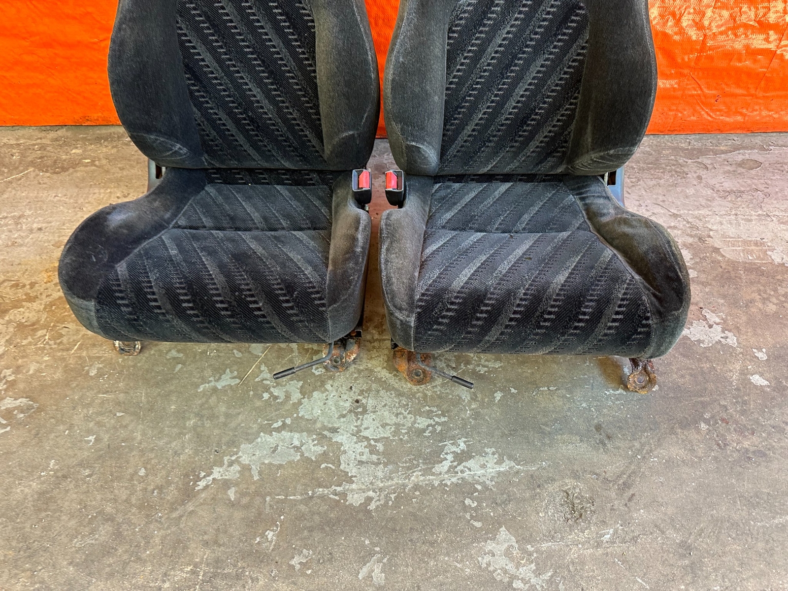 9901 HONDA PRELUDE FRONT SEAT SET DRIVER LEFT PASSENGER RIGHT SEATS OEM 210 eBay