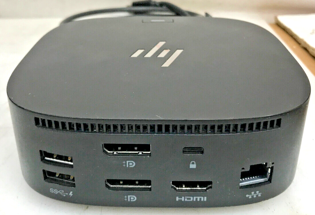 Station D'accueil HP HSN-IX02 G5 - DOCK SEUL - Ports DisplayPort, HDMI, USB-C, RJ-45 - Occasion En Bon état