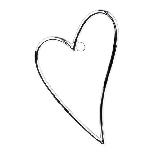 Ciondolo personalizzato a forma di cuore in acciaio inossidabile con incisione laser (40638) - Italia