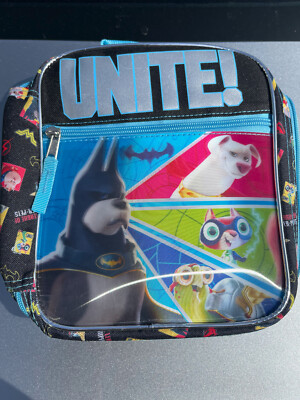 Warner Brothers DC League of Super Pets UNITE! Insulated Lunch Bag Box Reusable