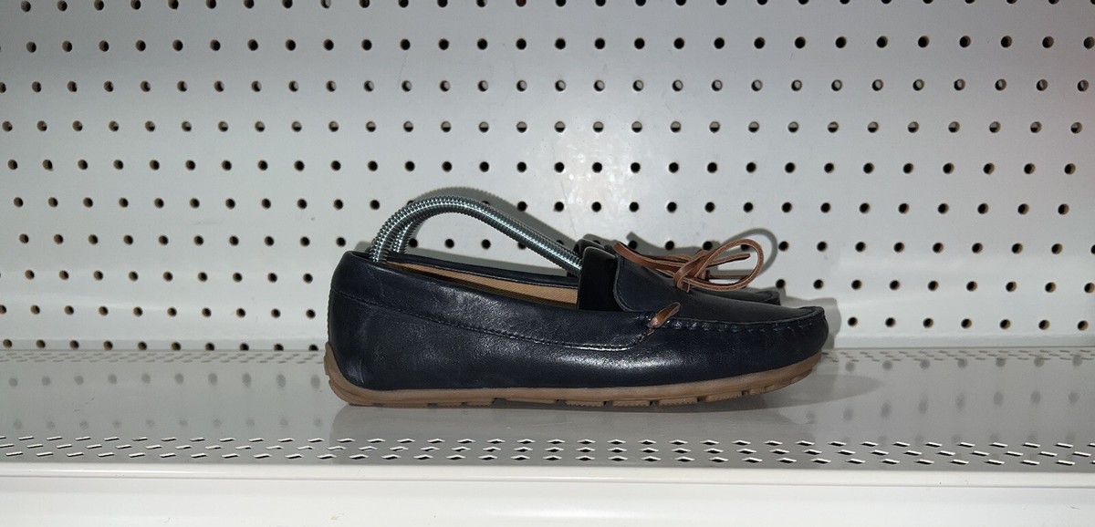 Clarks Dameo Swing Womens Leather Driving Loafers Moccasins Size