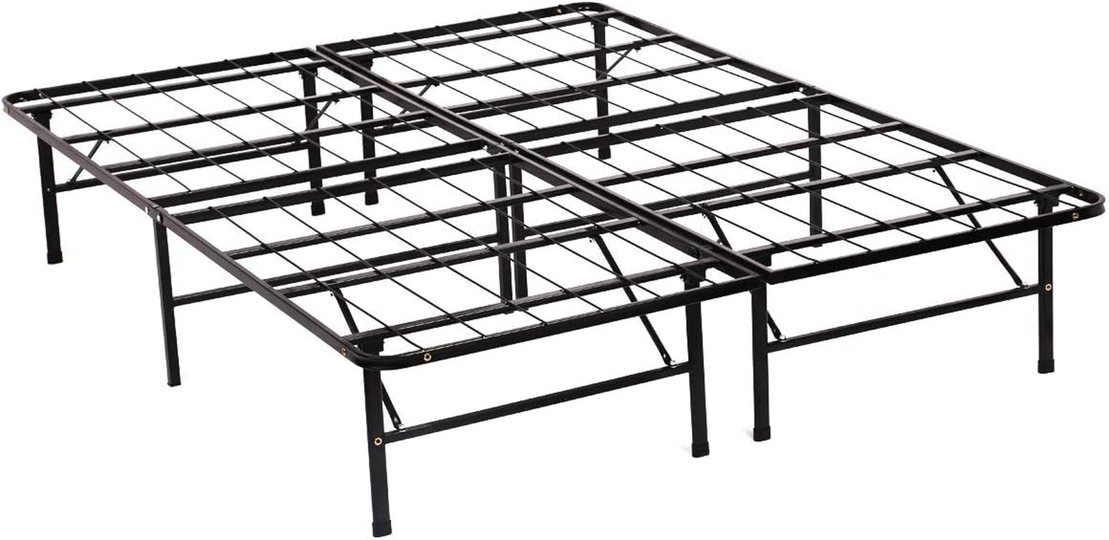 Bed Frame Queen Metal Platform Bed Frame 14 Inch High Mattress Foundation Queen-image