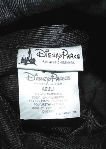 Disney Parks Autographed Mickey Mouse Top Hat Plush Oversized 3D Adult 10” Tall - Picture 7 of 7