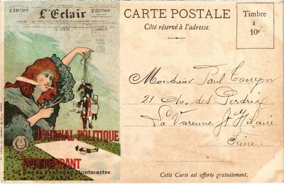 PC WERBETAGEBUCH POLITIQUE L'ECLAIR ZEITUNG (a57087)