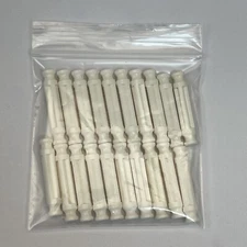 K'nex White 1 1/4" Rods Replacements Add-on Parts Lot of 20
