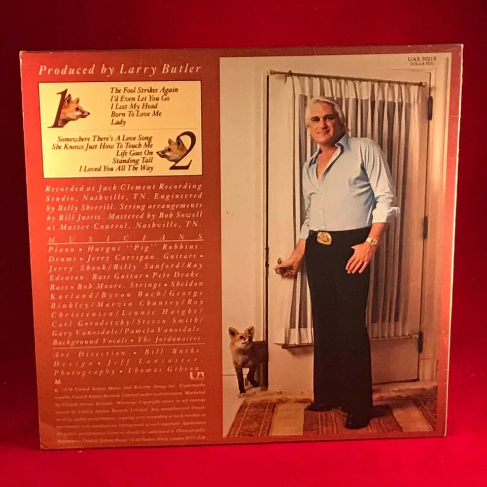 CHARLIE RICH The Fool Strikes Again 1979 UK Vinyl LP original record Life Goes O - Image 2 of 3