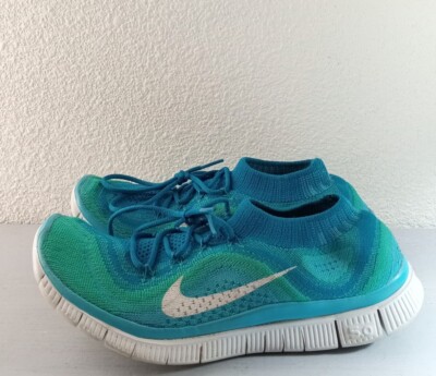 Nike Free Flyknit Womens Neo Turquoise Running Shoes
