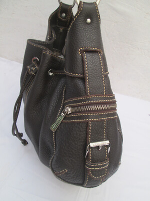 Sac à Main Vintage En Cuir Kesslord Marron - Occasion (porté épaule Ou Main)