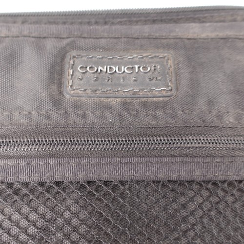 Conductor Series Black Nylon CD DVD 72 Disc Travel Organizer Pouch Zip Pocket - Picture 2 of 5