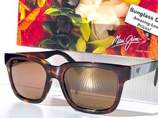 NEW Maui Jim MONGOOSE Shiny Tortoise POLARIZED Bronze Lens Sunglass H540-10