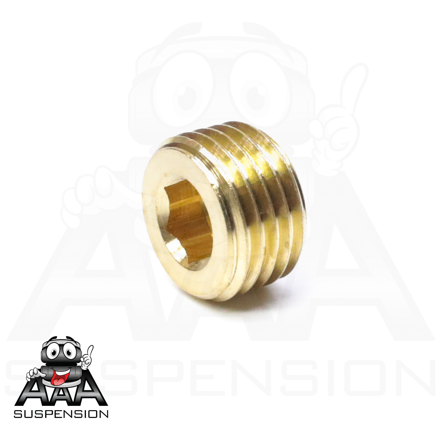 1/8" BSP recessed brass bung stopper grub screw for air compressor manifold tank eBay