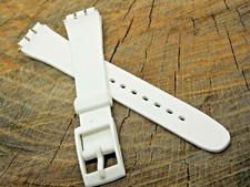 Vintage NOS Unused Kreisler SwitchAstrap Rubber Watch Band w White Buckle 12mm