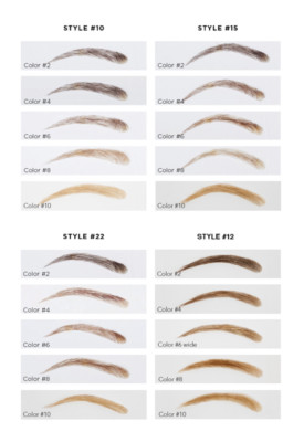 Grübchen menschliche Augenbrauen Naturhaar