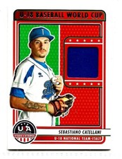 2023 Panini USA Stars & Stripes World Cup Relic Sebastiano Catellani Italy