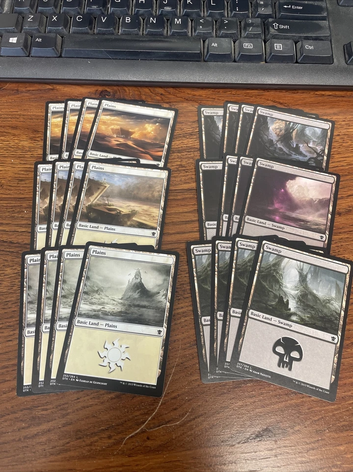 MTG Magic Dragons Of Tarkir Basic Land Playset, 4x Of Each Art (60 Total) - Image 2 of 2