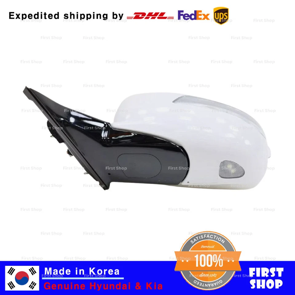 Conjunto de espelho OEM 876103MAD0 visão externa RR esquerda para Hyundai Genesis 11-14 - Imagem 3 de 4