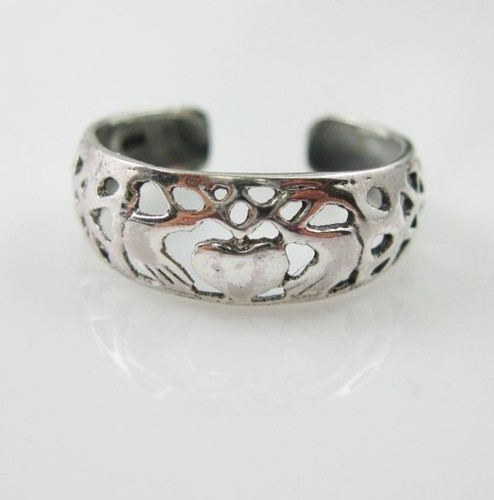 Daily Use For Women's Solid Metal Adjustable Toe Ring White Gold Plated ...