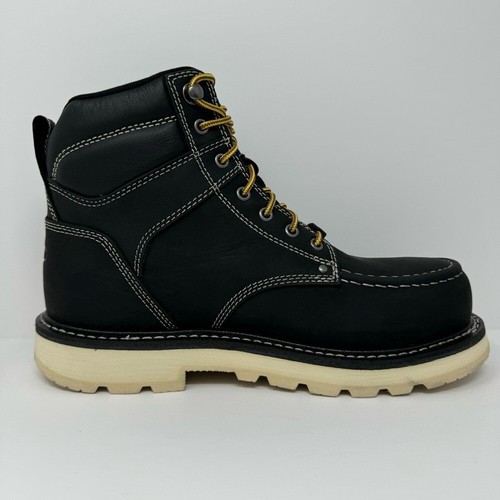 KEEN Men's Cincinnati 90 Degree 6” WP Heel Boots Carbon Fiber Toe Black New - Picture 5 of 14