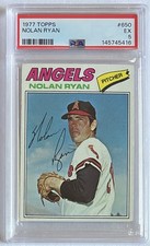Nolan Ryan 1977 Topps #650 PSA 5 EX