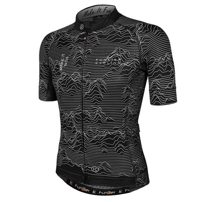 Funkier Mirano Gents Pro Short Sleeve Jersey in Black - XX-Large