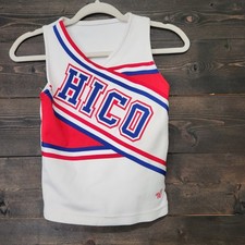 Varsity Spirit Hico Cheerleading Shell Top Red White Blue Kids Size S M