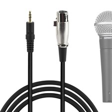 Geekria Microphone Cables for Shure SM57, SM48, SM7B, MV7, PGA48 (8 ft)