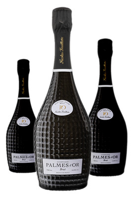 3 x Nicolas Feuillatte Palmes d'Or Brut Champagne   2009