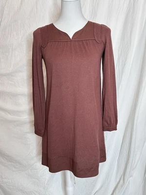 Tunique Comptoir des Cotonniers lin coton marron taille L - Photo 1/4