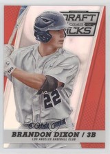 2013 Panini Prizm Perennial Draft Picks Red Prizm 2/100 Brandon Dixon #66 7m3