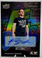 2024 UD Allure AEW AE DUB SP  Auto Autograph Card #DUB-5  RODERICK STRONG  1:800