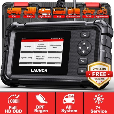 LAUNCH CRP129HD Heavy Duty Truck Scanner Machinery Diesel DPF Speed Limit Adjust