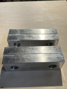 2 PACK  Aluminum Soft Jaws for 6" Kurt Vise (4 JAWS)