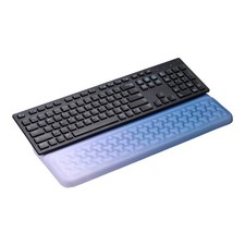 Computer Keyboard Stand with Wrist Rest, Computer Wrist Support, Blue and Silver