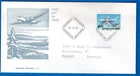 STAMPS FINLAND-Aviation, FDC, 1969-#