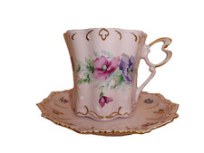 Haas & Czjzek Kaffeetasse mit Untertasse, Por...