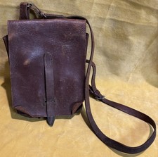 Vintage military messenger bag leather