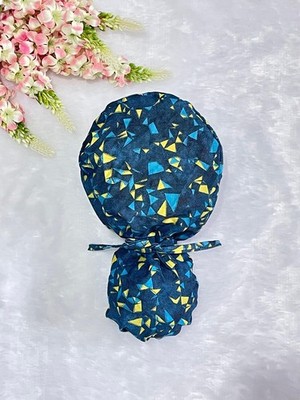 Hats For Women, Beautiful Ponytail Scrub Cap: Satin Lined Surgical Hat.