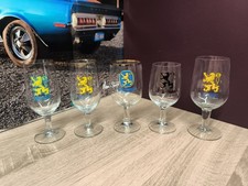 L&ouml;wenbr&auml;u M&uuml;nchen Pilsglaser Biergl&auml;ser &Auml;lter Gl&auml;ser Sammler St&uuml;cke Konvolut