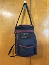 Picnic Time Insulated Picnic Lunch Backpack Burgundy